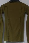 BASERANGE ribbed cotton long sleeve TTOML-RB-WI21 green